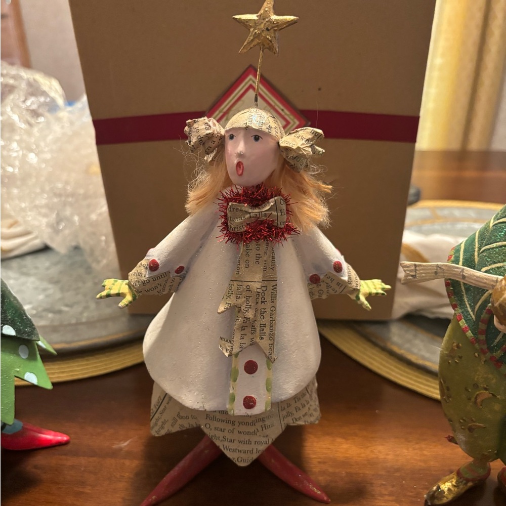 3 pieces of Dept 56 Christmas decorations. Never used